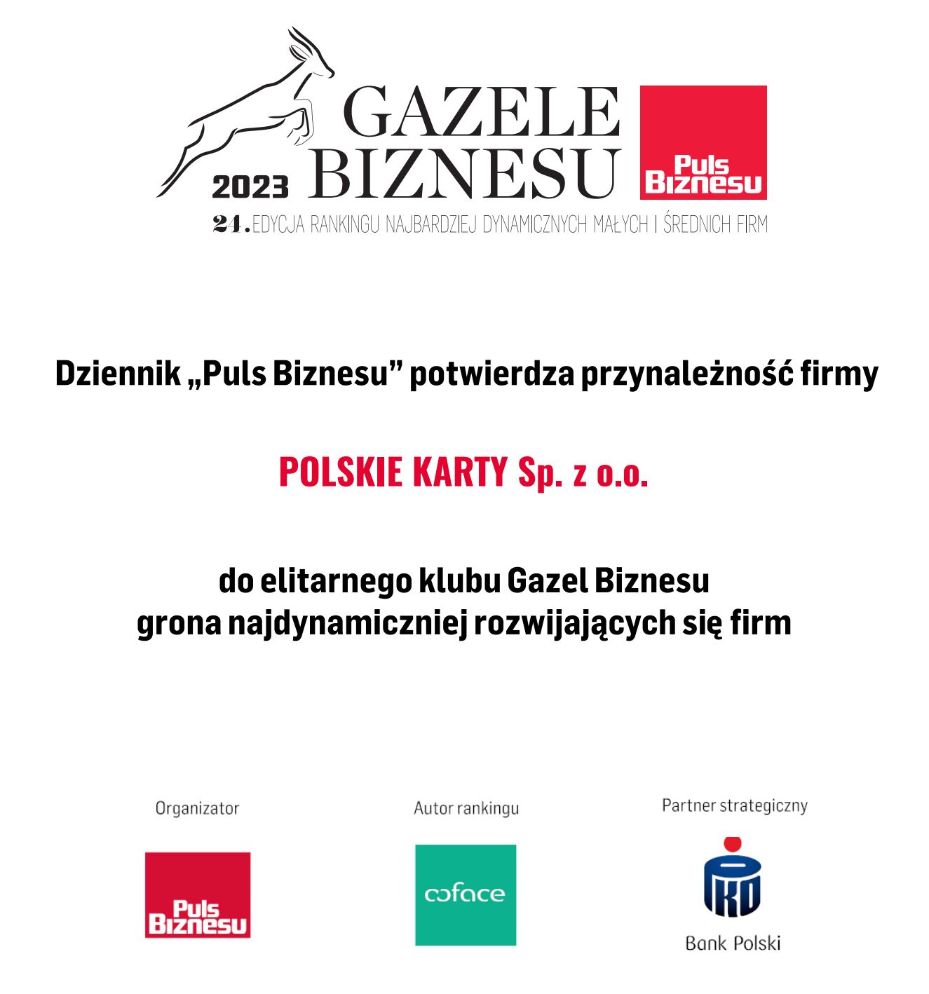 Polskie Karty - Gazele biznesu 2023